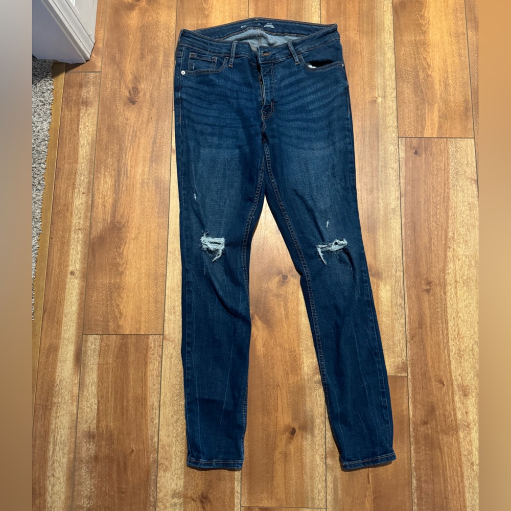 Old navy dark wash jeans 12 L long